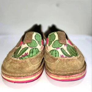 Ariat Cruiser Loafers Womens Serape Cactus Shoes Sz 8 Cowgirl Western
